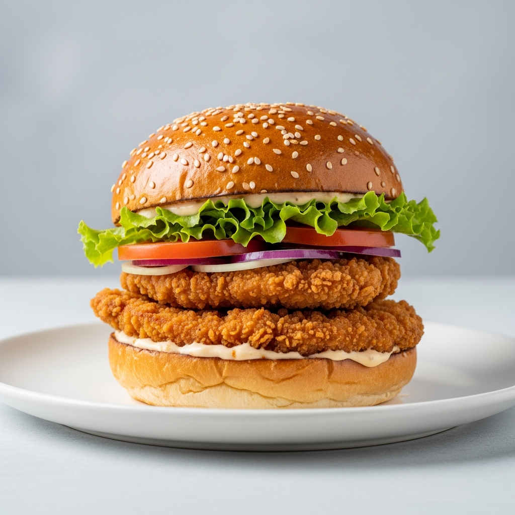 Burger Crispy Ayam Double