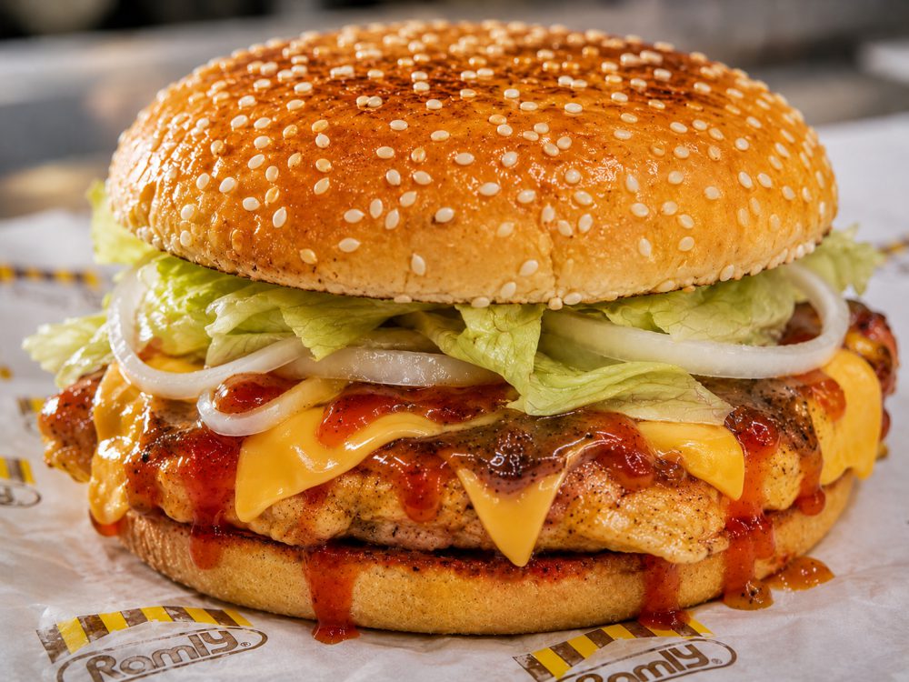 Burger Ayam Special Cheese