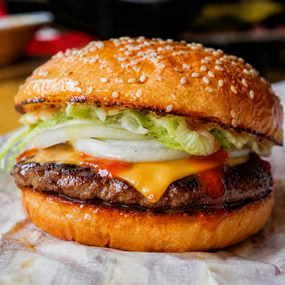 Burger Daging Cheese