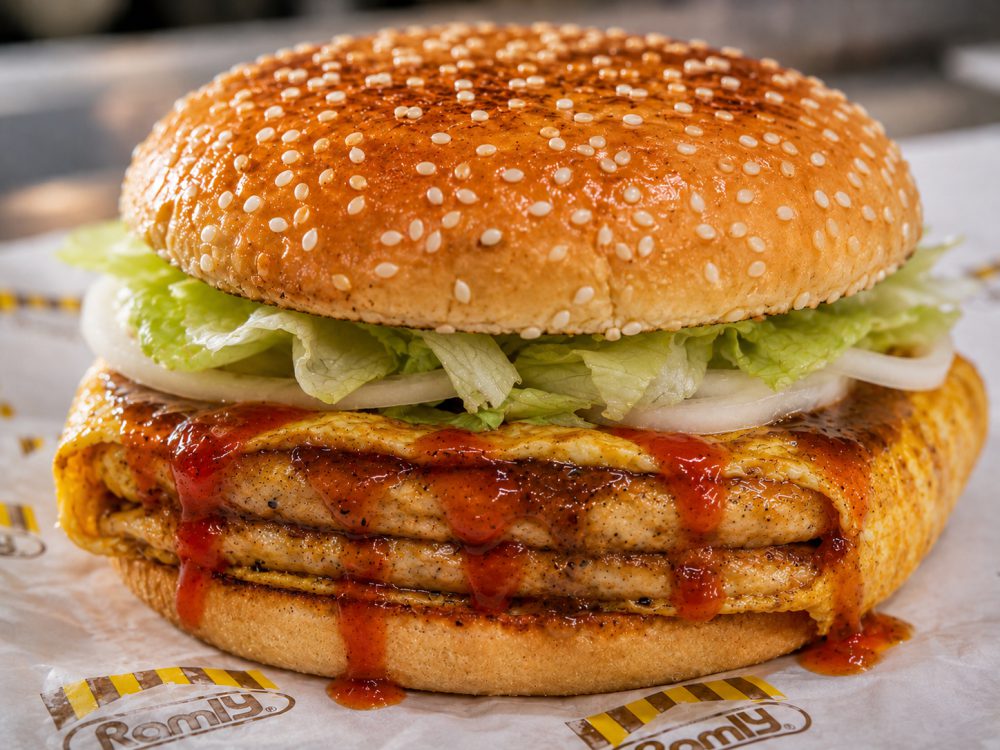 Burger Ayam Double Special