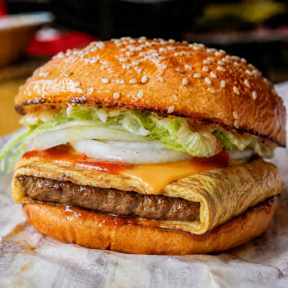 Burger Daging Special Cheese