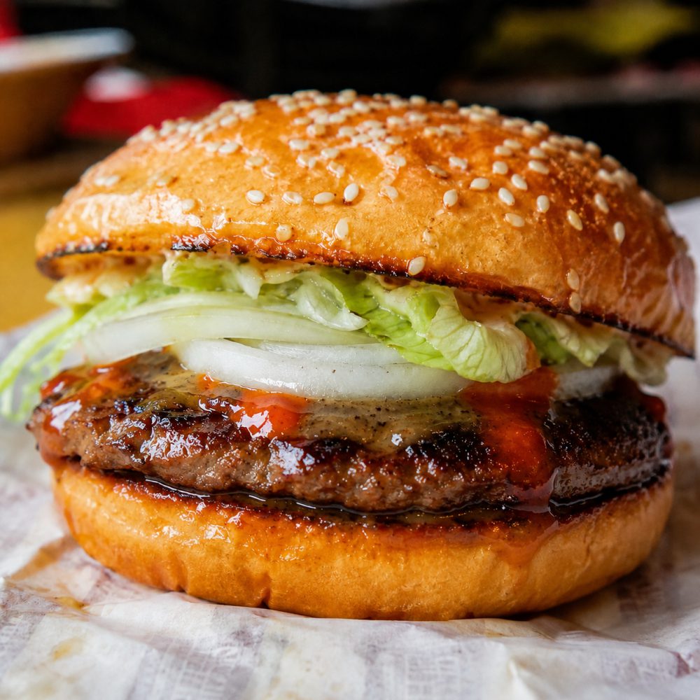 Burger Daging Biasa